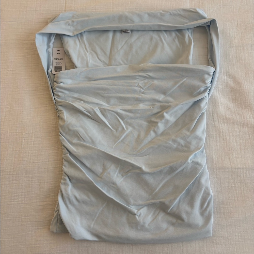 NWT Aritzia Flourish Contour Top in Iceberg Blue